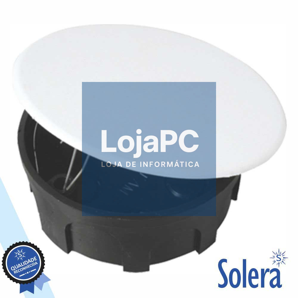 CAIXA DE PASSAGEM EMBUTIR C/ 8 ENTRADAS Ø80x40MM SOLERA