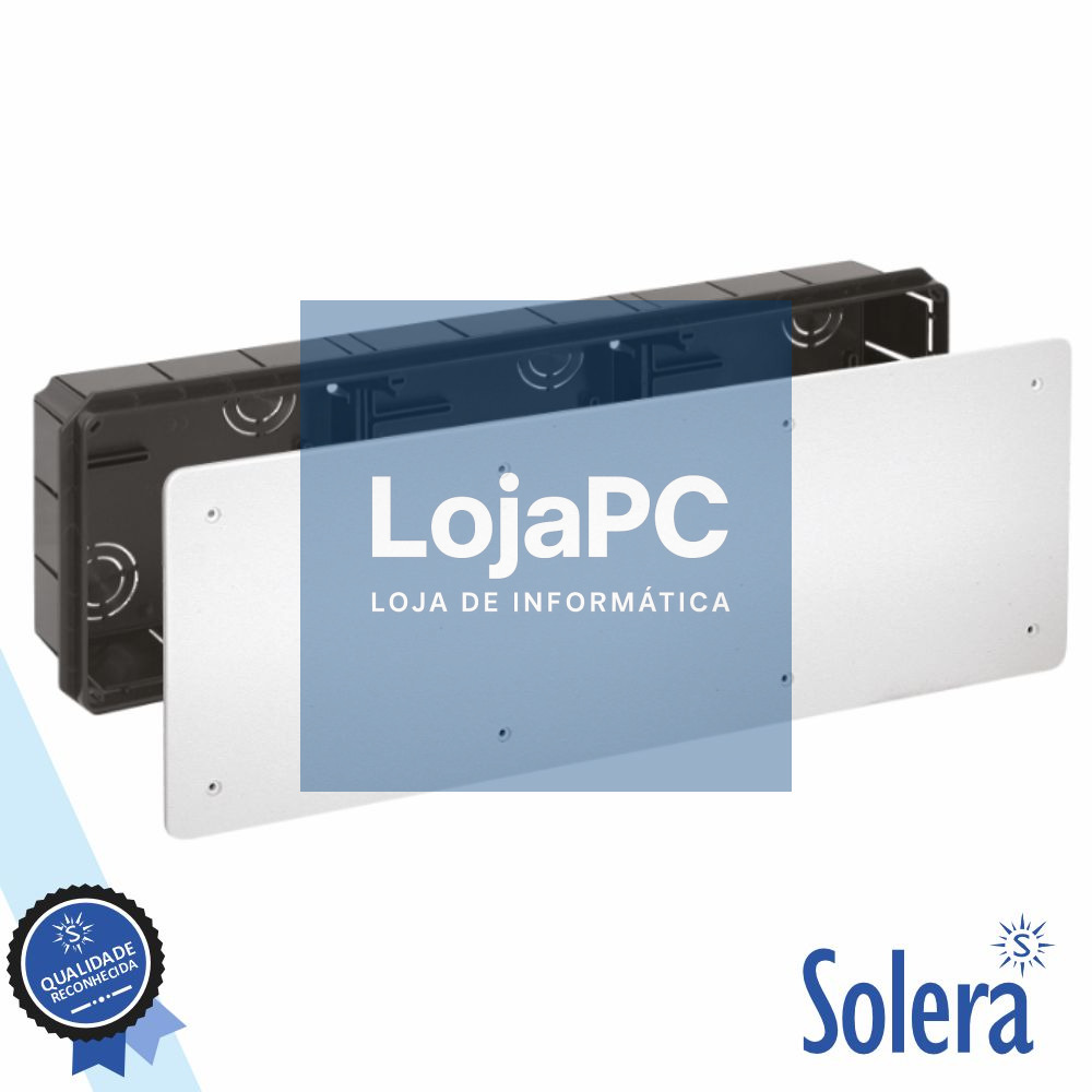 Caixa de Derivação Embutir 12 Entradas 500x160x70mm SOLERA