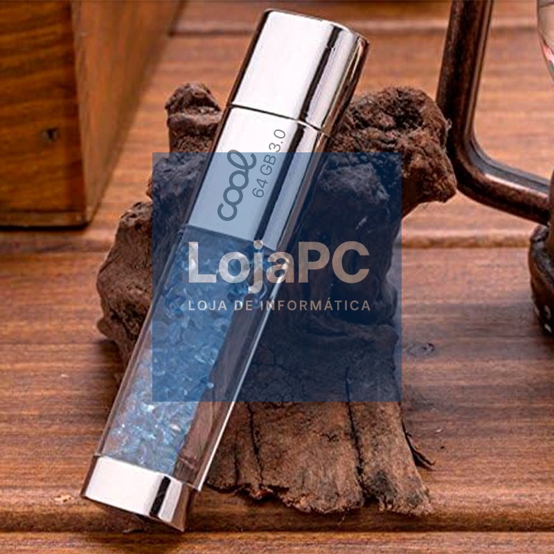 Pen Drive USB x64 GB 3.0 COOL Light Blue — imagem 2