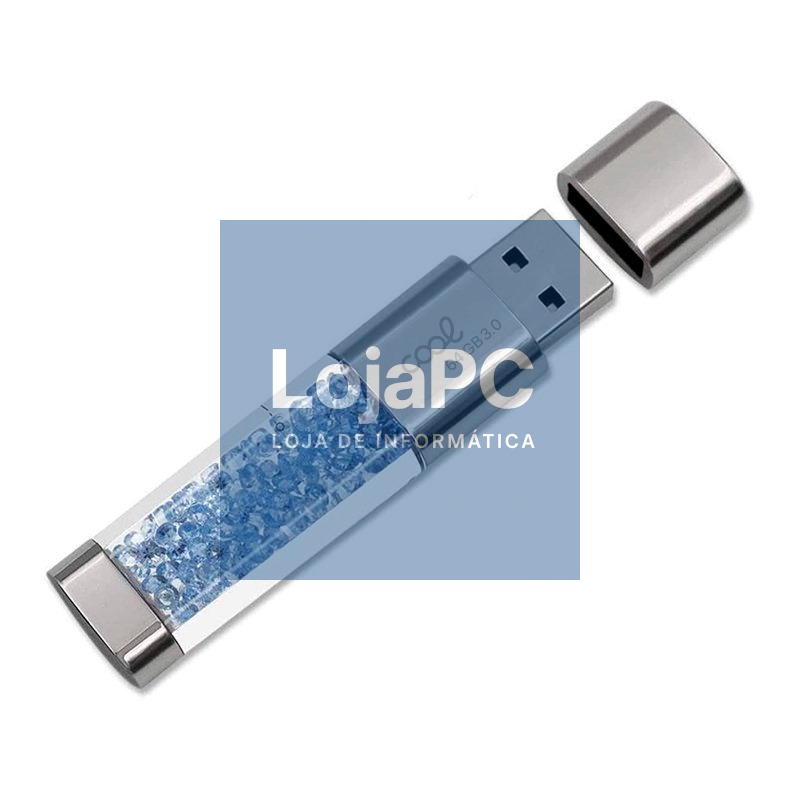 Pen Drive USB x64 GB 3.0 COOL Light Blue