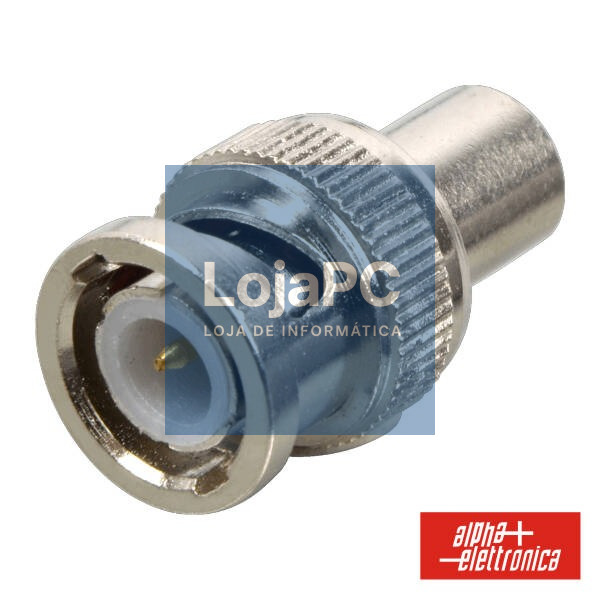 FICHA BNC MACHO P/ SOLDAR P/ CABO RG-59/U RG62/U RG210/U