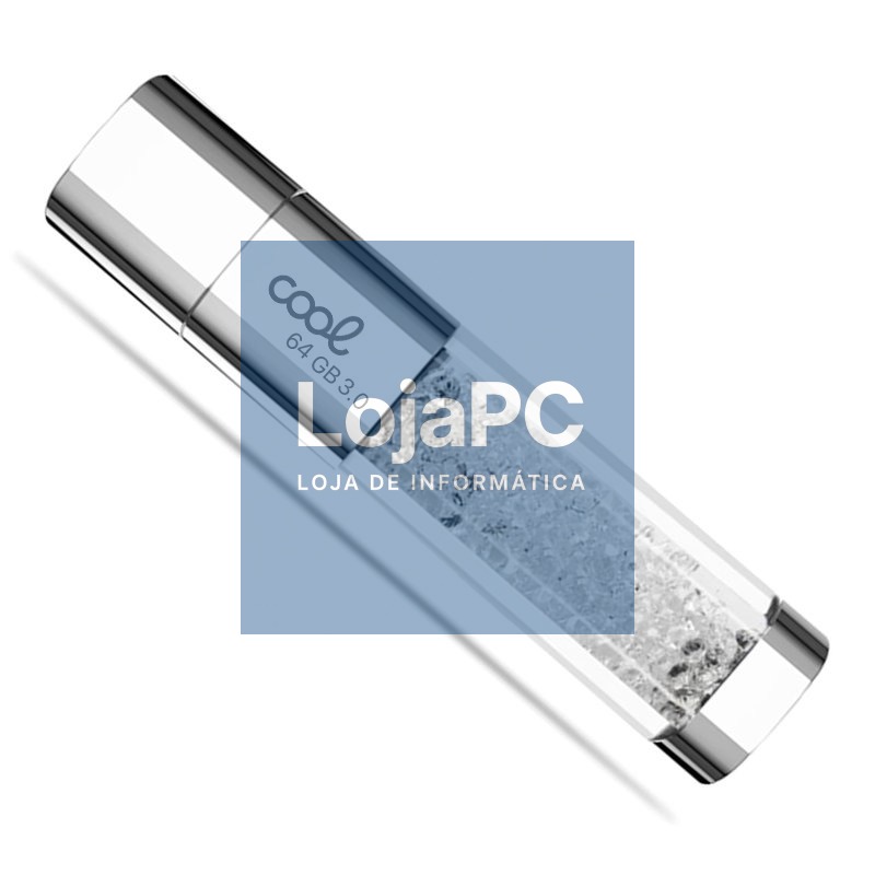 Pen Drive USB x64 GB 3.0 COOL White — imagem 3