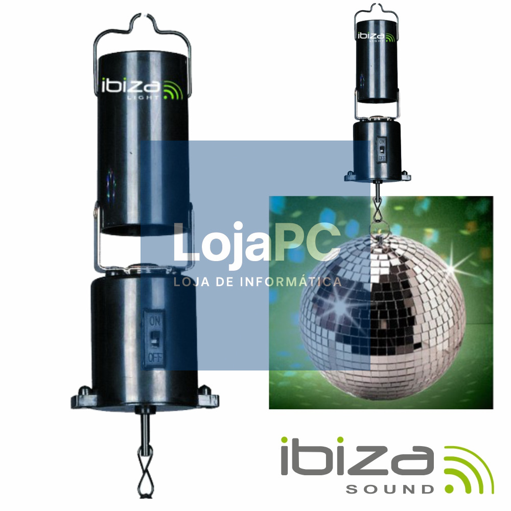 MOTOR P/ BOLA DE ESPELHOS 20CM 1.5VDC IBIZA