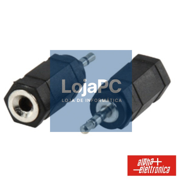 FICHA ADAPTADORA JACK 2.5MM MACHO/ JACK 3.5MM FÊMEA ST