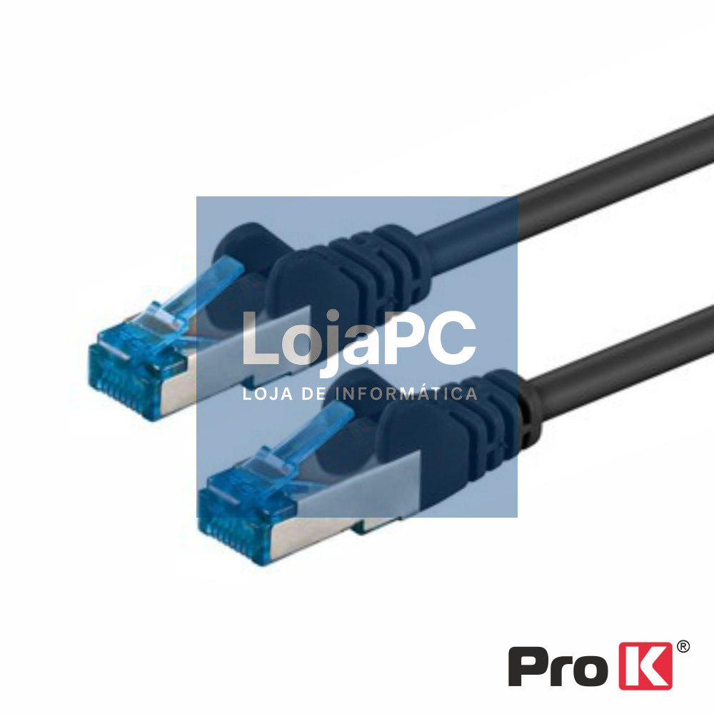 Cabo S/Ftp CAT6E 20m Preto PROK