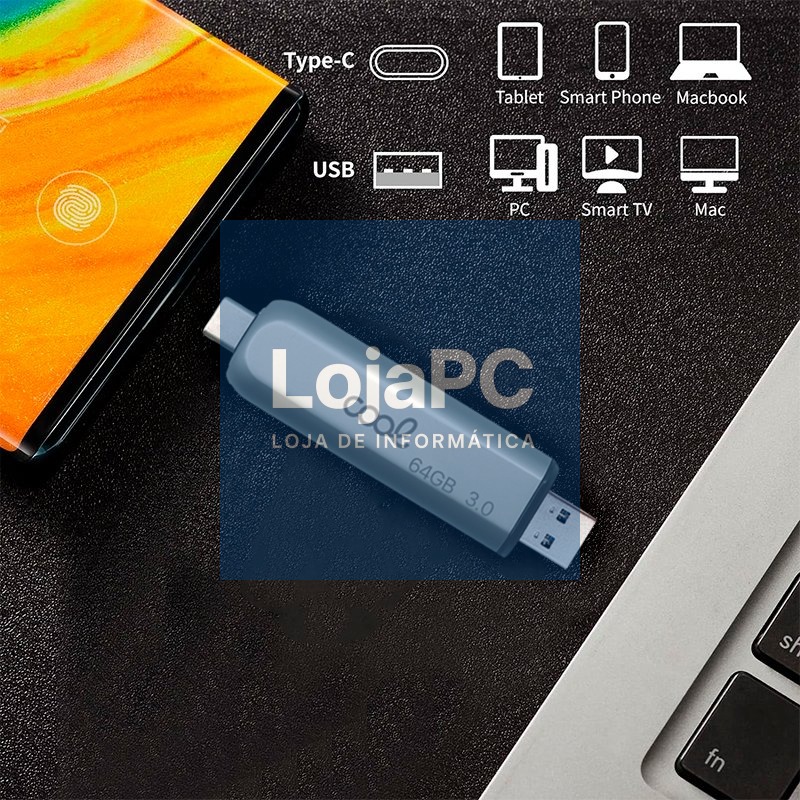 Pen Drive x USB 256 GB 3.0 COOL (2 in 1) Tipo-C / USB — imagem 4