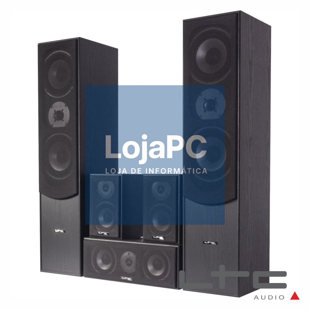 SISTEMA HOME THEATER 5.0 PRETO LTC