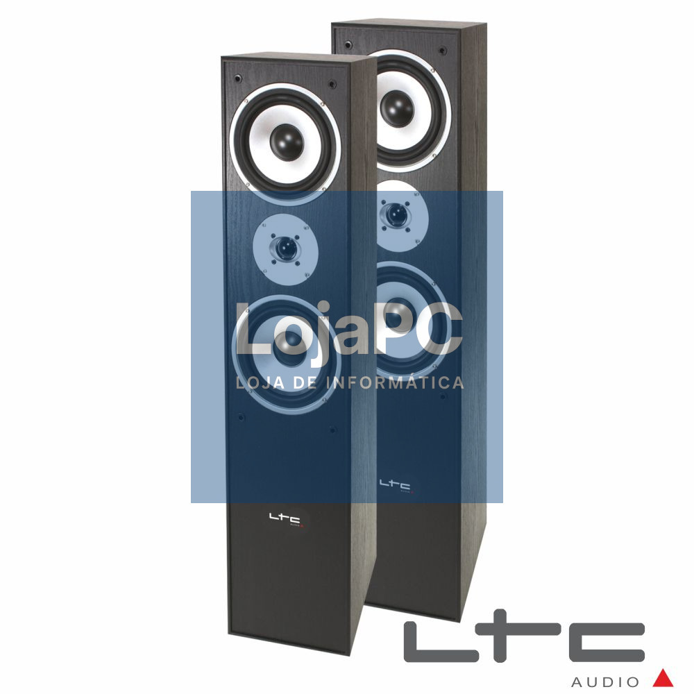 CONJUNTO 2 COLUNAS 3 VIAS HIFI BASS REFLEX 500W LTC
