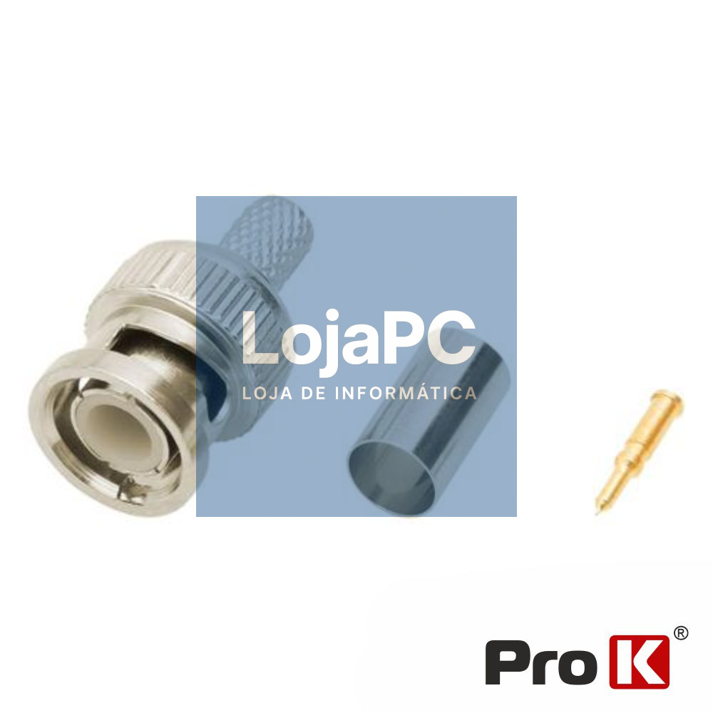 Ficha Bnc Macho Cravar P/ Rg59 PROK
