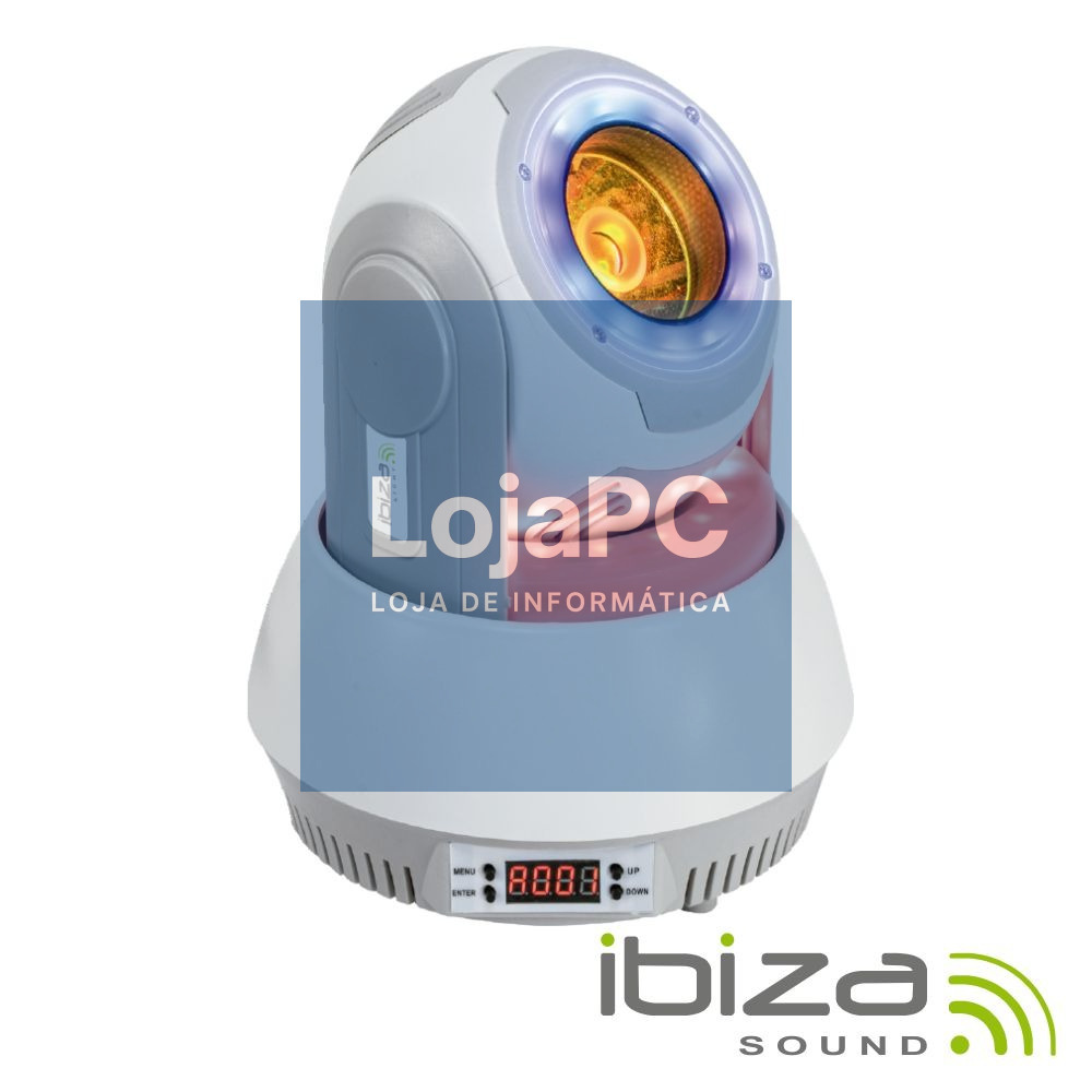 Moving Head 40W 4 Em 1 Beam 2 Anéis LED DMX Mic IBIZA