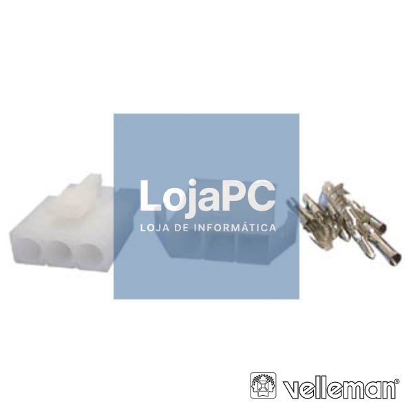 CONJUNTO DE CONECTORES MULTIFUNÇÕES P/ CABOS VELLEMAN