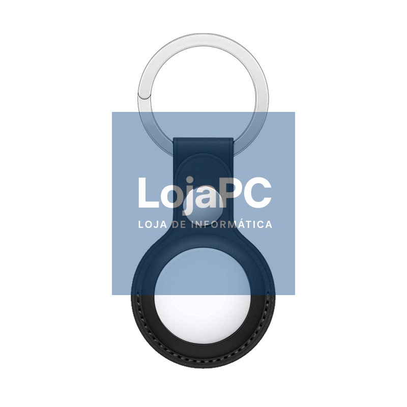 Protective Keychain COOL Compatible with AirTag Leatherette Black