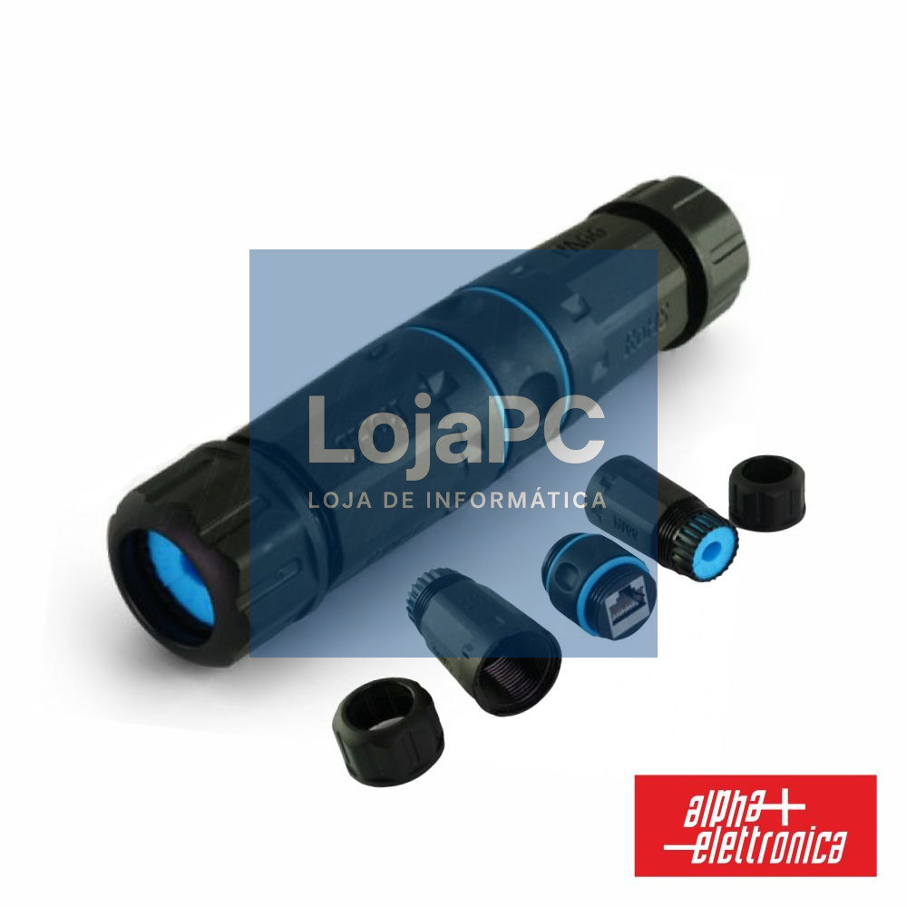 Ligador RJ45 CAT5E Fêmea IP67 ALPHA