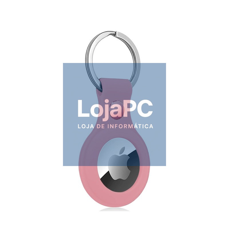Protective Keychain COOL Compatible with AirTag Silicone Pink — imagem 2