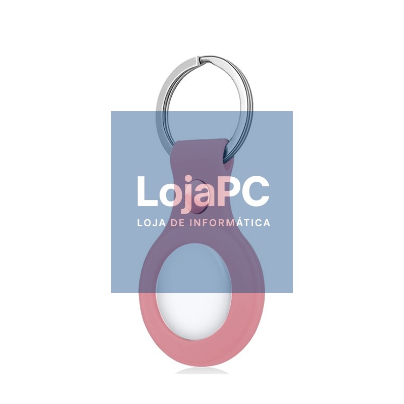 Protective Keychain COOL Compatible with AirTag Silicone Pink — imagem 4