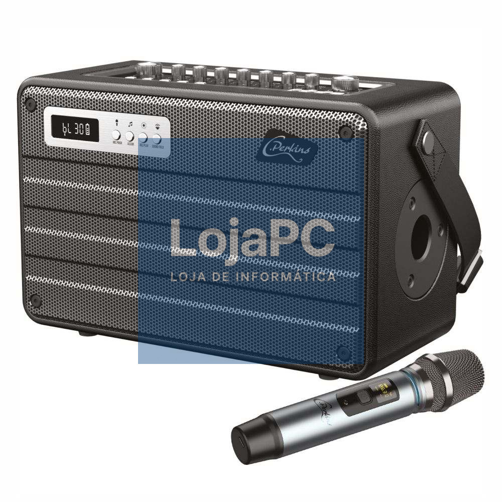 Coluna Amplificada All-In-One 100W C/ Microfone UHF