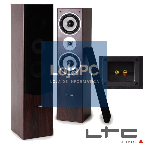 CONJUNTO 2 COLUNAS 3 VIAS HIFI BASS REFLEX 500W LTC