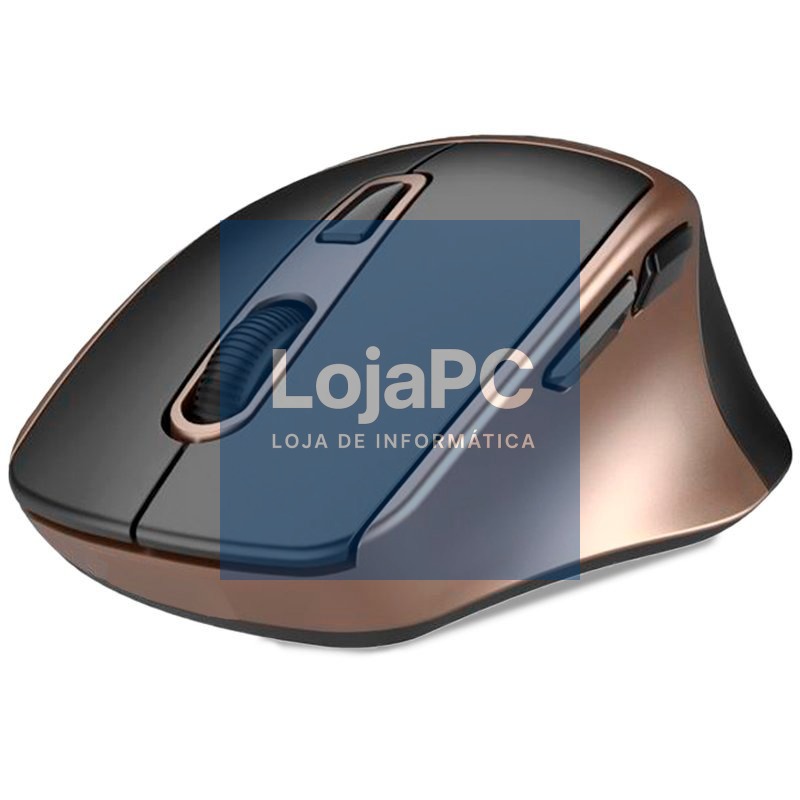 Silent Wireless Mouse COOL Ergonomic Black-Gold — imagem 2