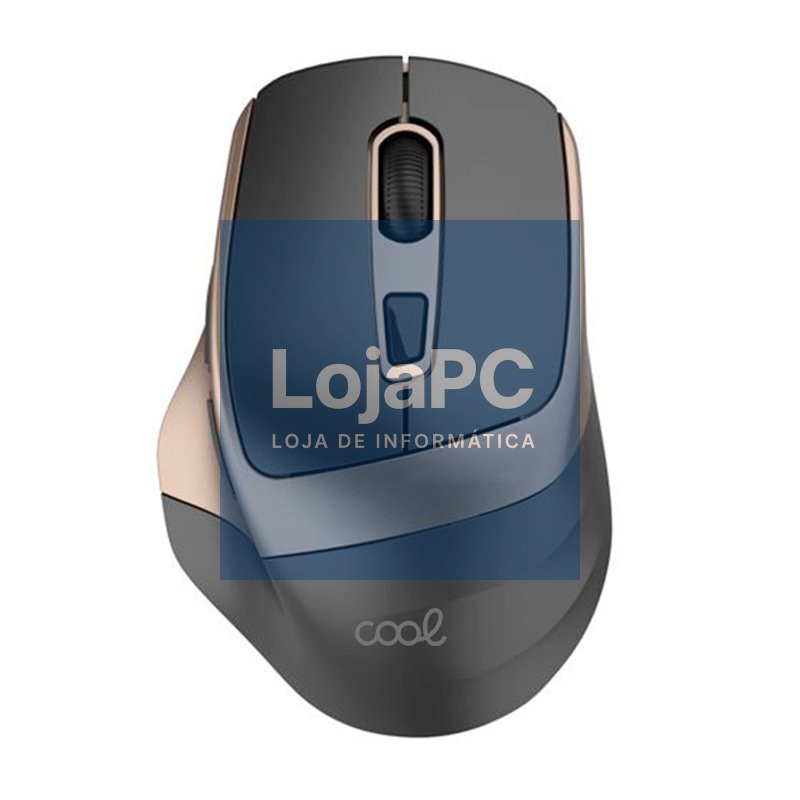 Silent Wireless Mouse COOL Ergonomic Black-Gold