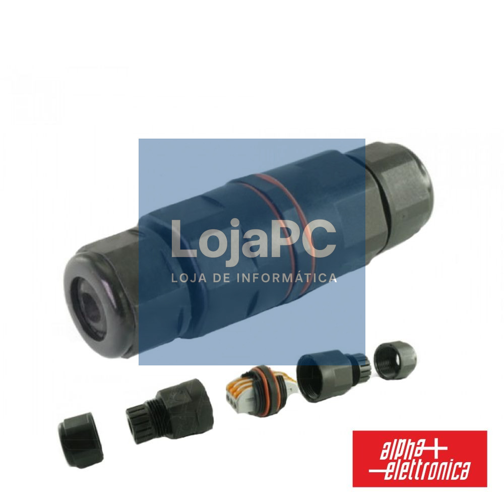 Ligador 3 Condutores 16a 250V IP68 ALPHA