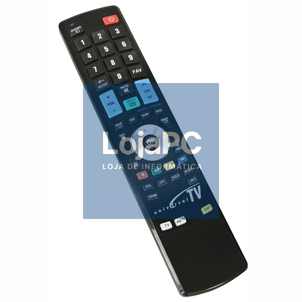 Comando TV Universal Lcd/LED e Canais Premium
