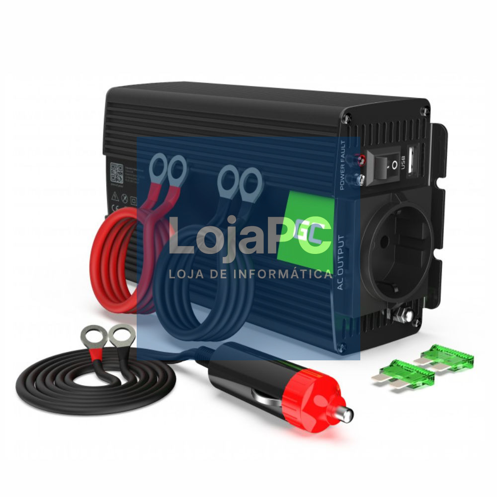 Conversor 12V-230V 300W Onda Modificada GREEN CELL