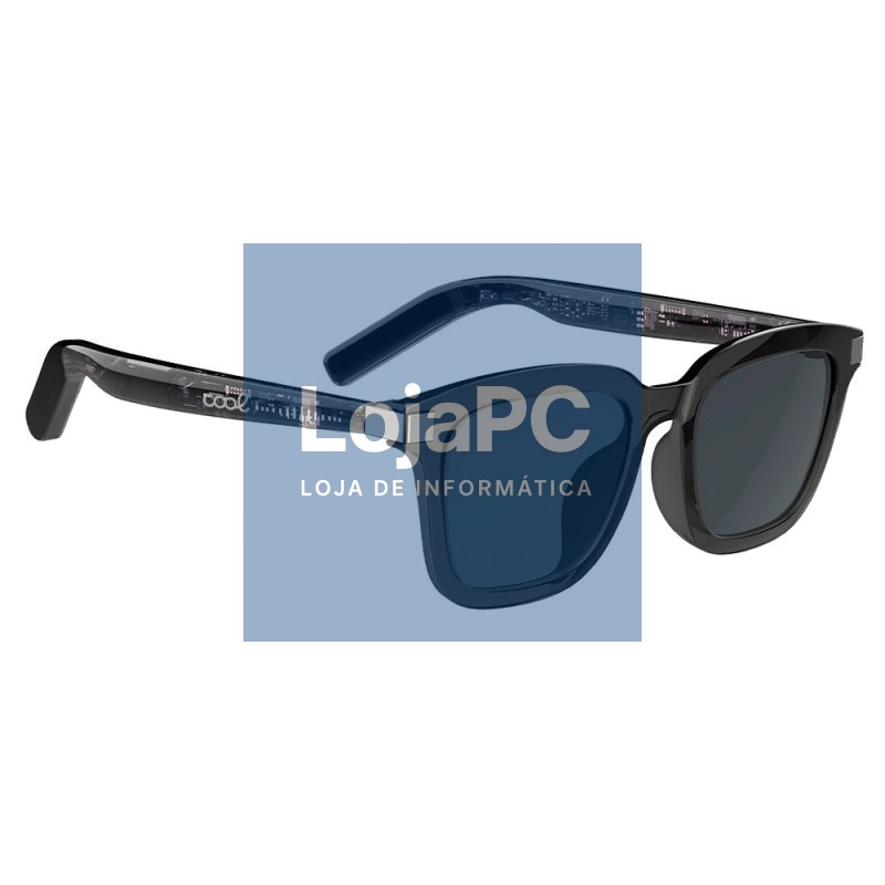 Smart Glasses COOL AI Sunglasses Unisex Black (Calls, Music, Translation)