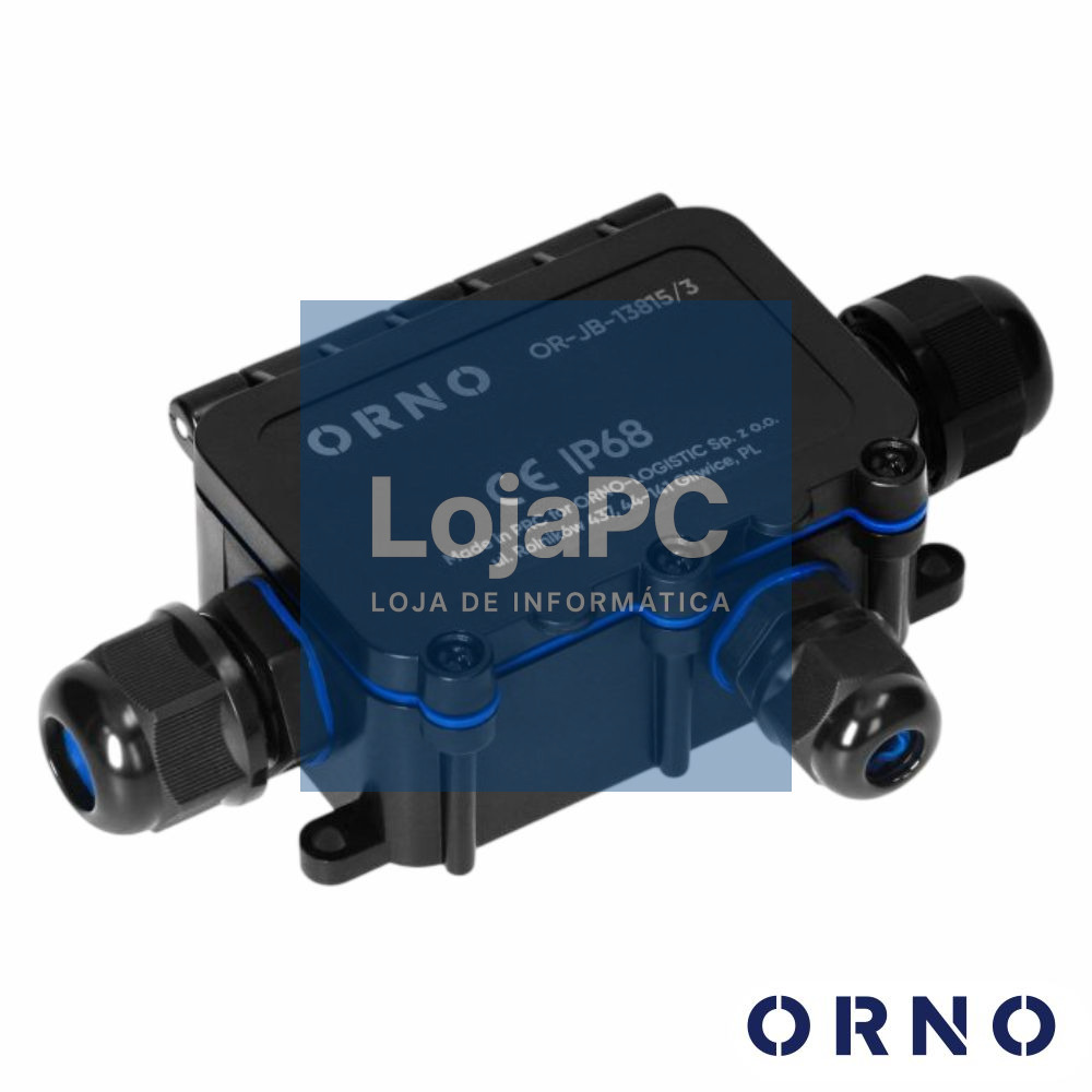 Caixa Junção 3 Vias C/ 3 Condutores IP68 ORNO