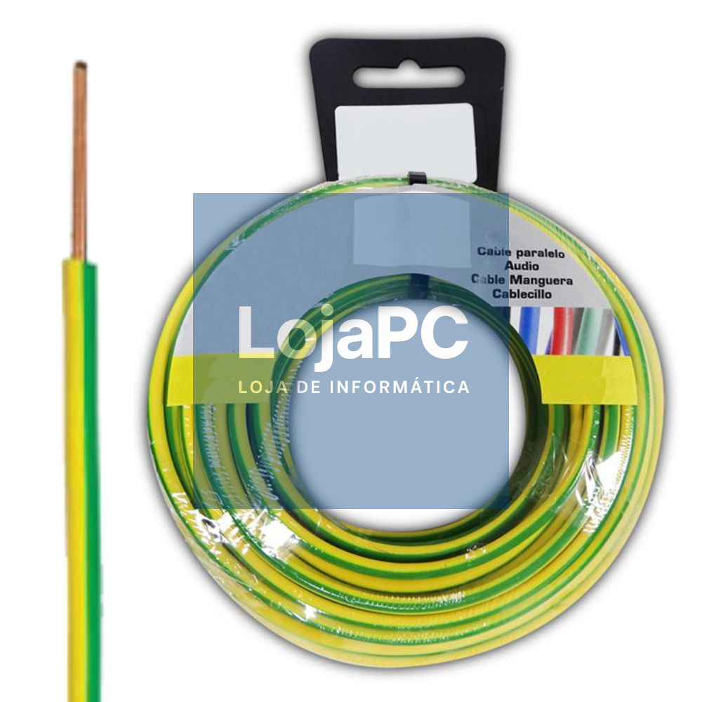 CABO ALIMENTAÇÃO ELÉTRICO 1X1.5MM² BICOLOR 5M