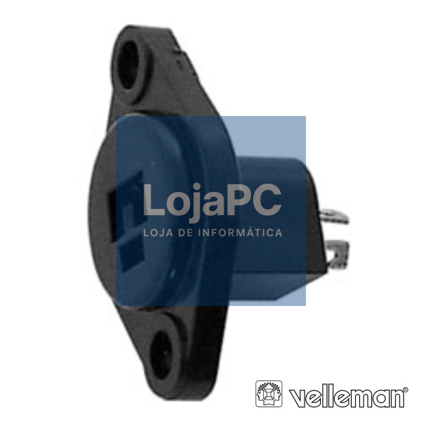 FICHA DIN 2P FÊMEA P/ CHASSIS VELLEMAN