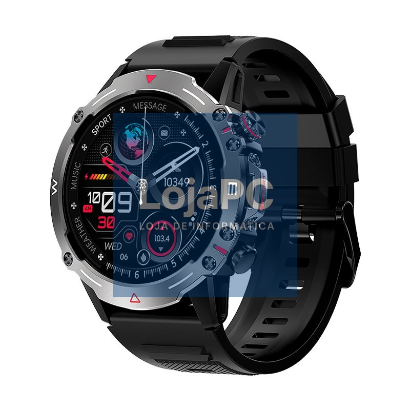 Smartwatch COOL Adventure Black (AMOLED, Calls, Health, Sport)