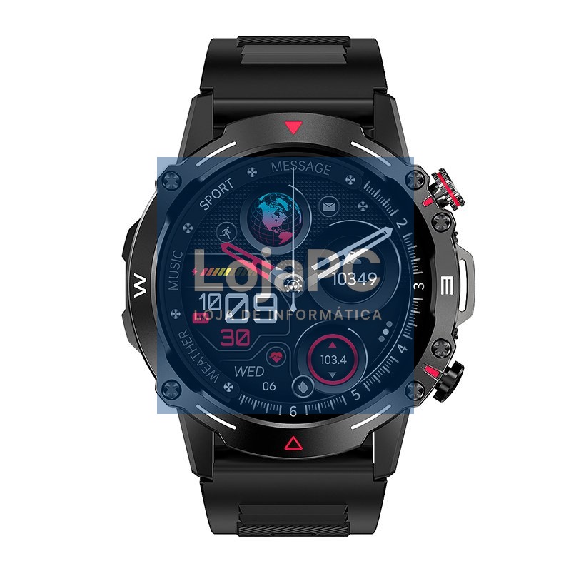Smartwatch COOL Adventure Black (AMOLED, Calls, Health, Sport) — imagem 3
