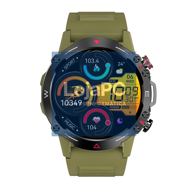 Smartwatch COOL Adventure Green (AMOLED, Calls, Health, Sport) — imagem 3