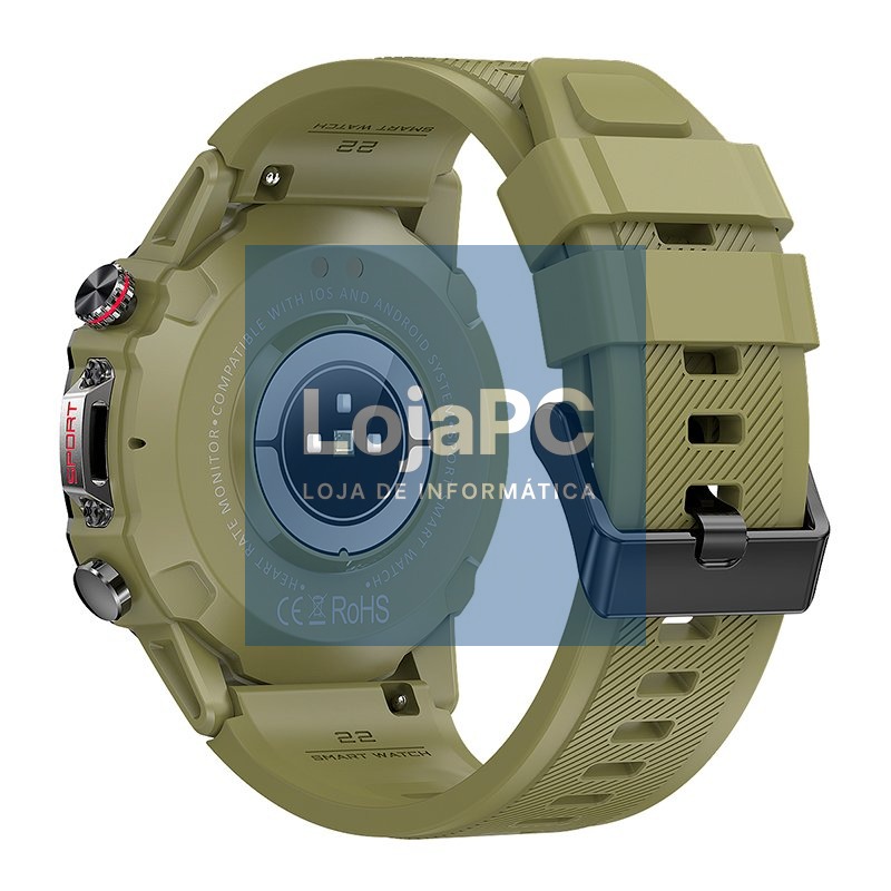 Smartwatch COOL Adventure Green (AMOLED, Calls, Health, Sport) — imagem 4