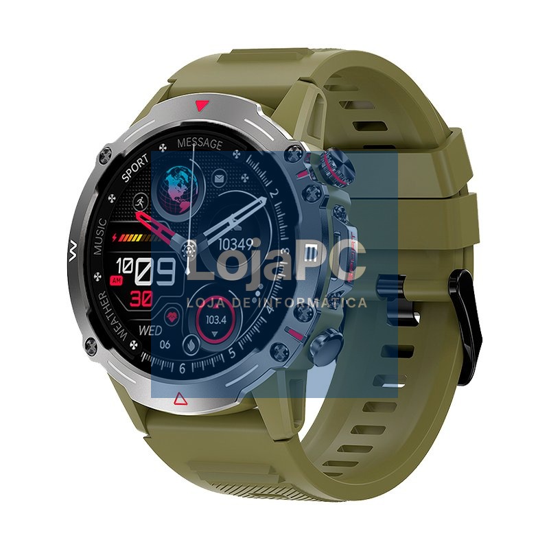Smartwatch COOL Adventure Green (AMOLED, Calls, Health, Sport)