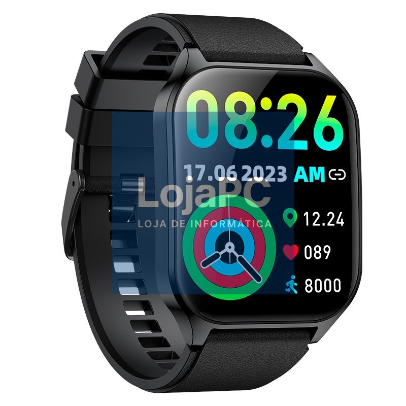 Smartwatch COOL Amoled Screen Curved Black (Calls, Health, Sport) — imagem 4
