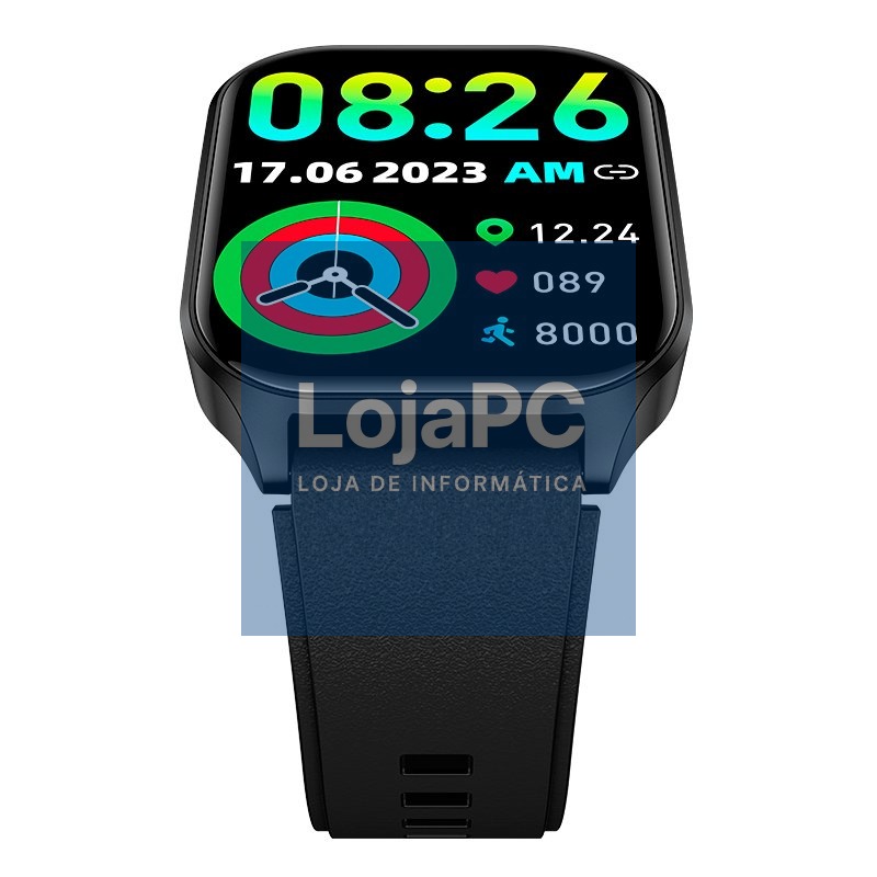Smartwatch COOL Amoled Screen Curved Black (Calls, Health, Sport) — imagem 2