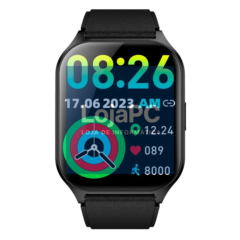 Smartwatch COOL Amoled Screen Curved Black (Calls, Health, Sport) — imagem 3