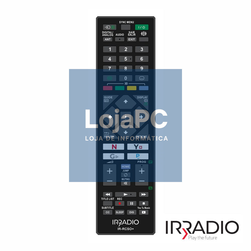 Comando Universal Lcd/LED SONY Smart TV