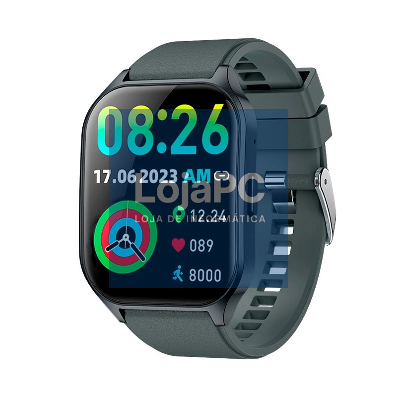 Smartwatch COOL Amoled Screen Curved Dark Gray (Calls, Health, Sport)