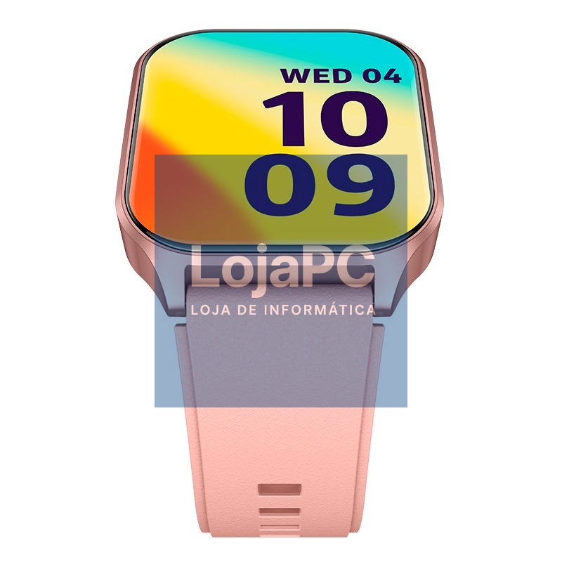 Smartwatch COOL Amoled Screen Curved Pink (Calls, Health, Sport) — imagem 2