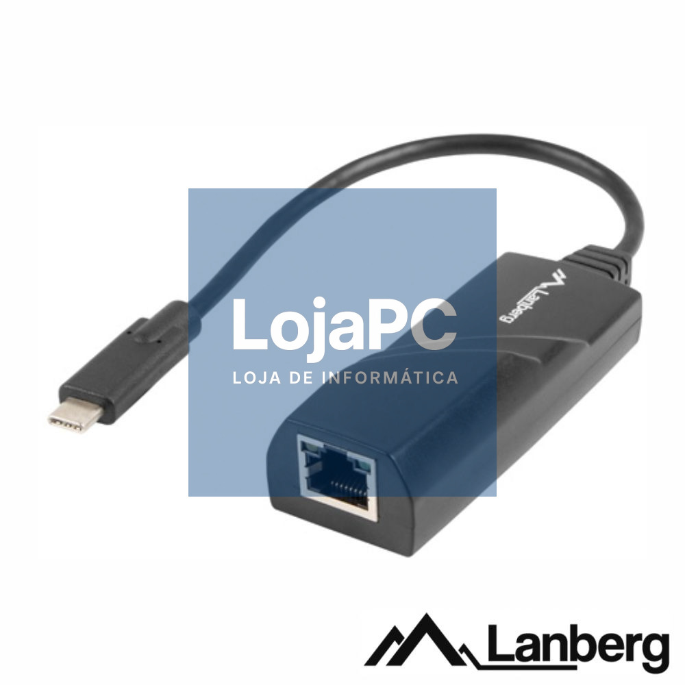 Cabo Adaptador USB-C 3.1/ RJ45 1GB LANBERG