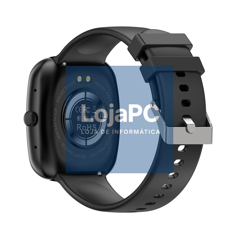 Smartwatch COOL Border Silicone Black (Amoled, Calls, Health, Sport) — imagem 3
