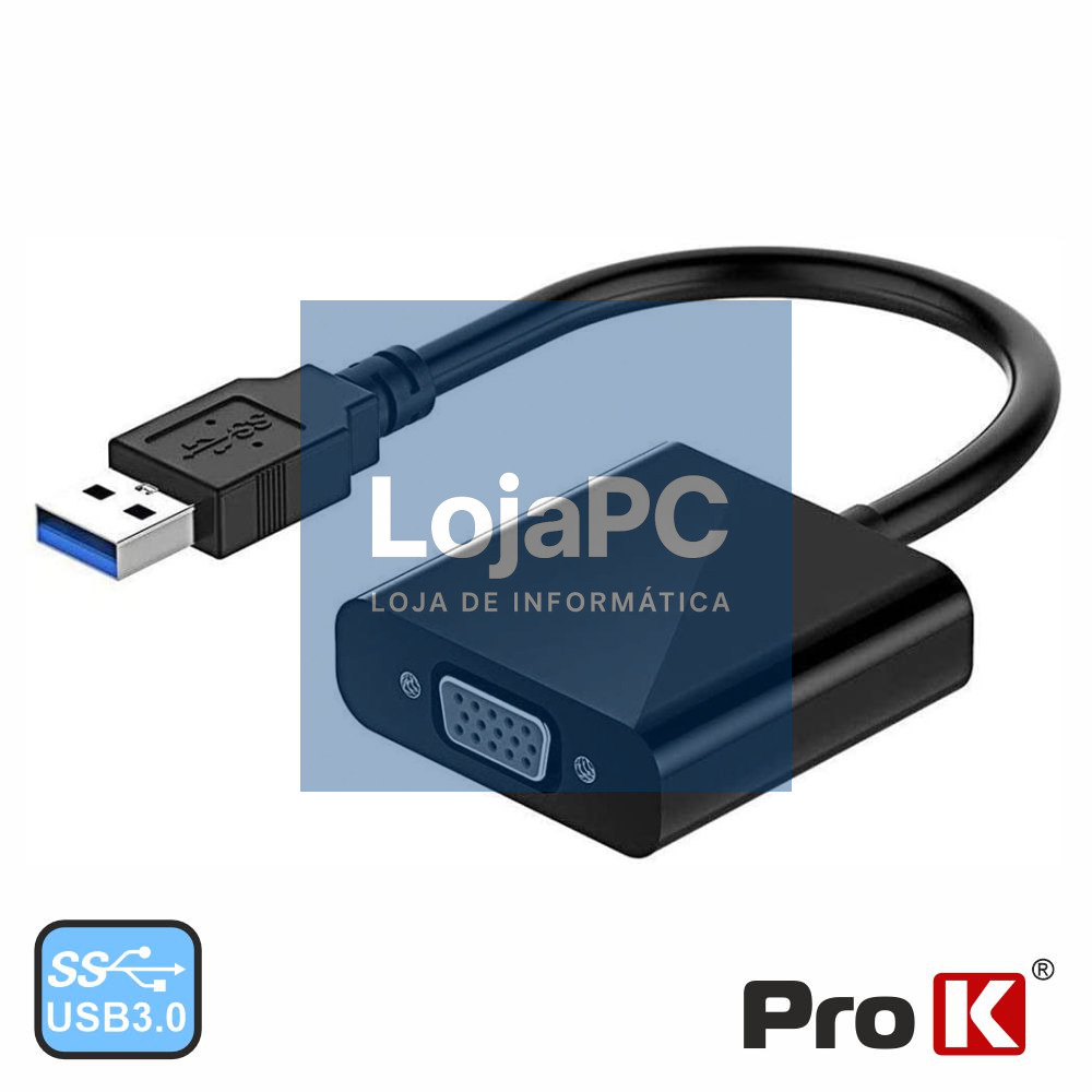 ADAPTADOR USB3.0 / VGA PROK