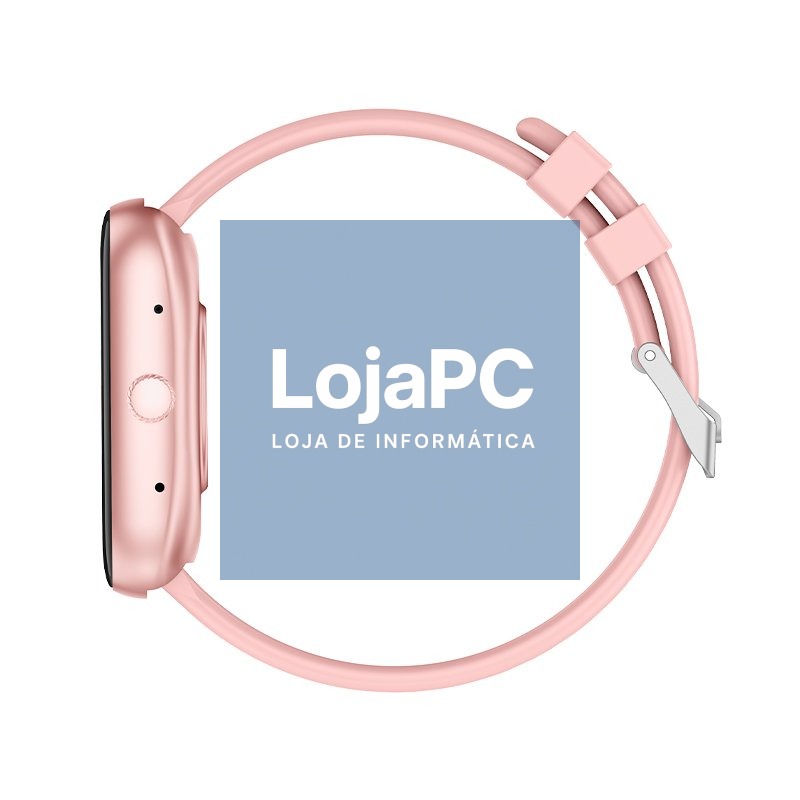 Smartwatch COOL Border Silicone Pink (Amoled, Calls, Health, Sport) — imagem 4