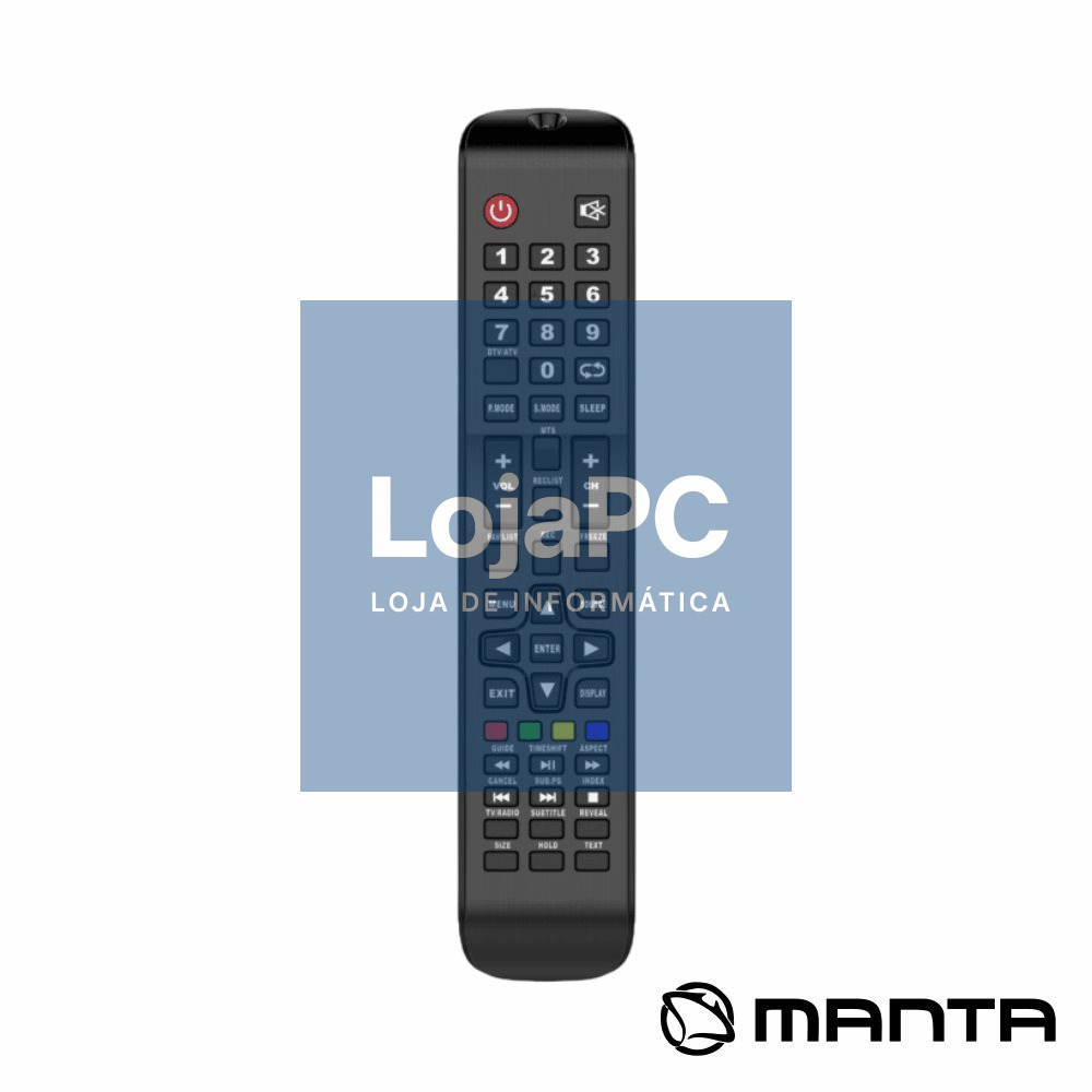 Comando TV MANTA compatível com TVs das séries N123E e N124E