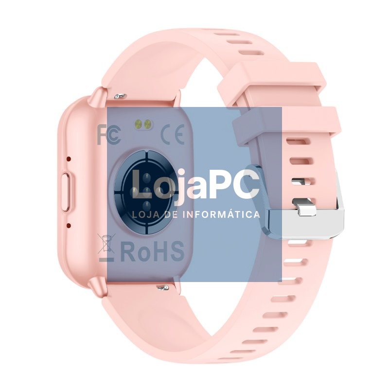 Smartwatch COOL Cascais Silicone Pink (Amoled, Calls, Health, Sport) — imagem 3