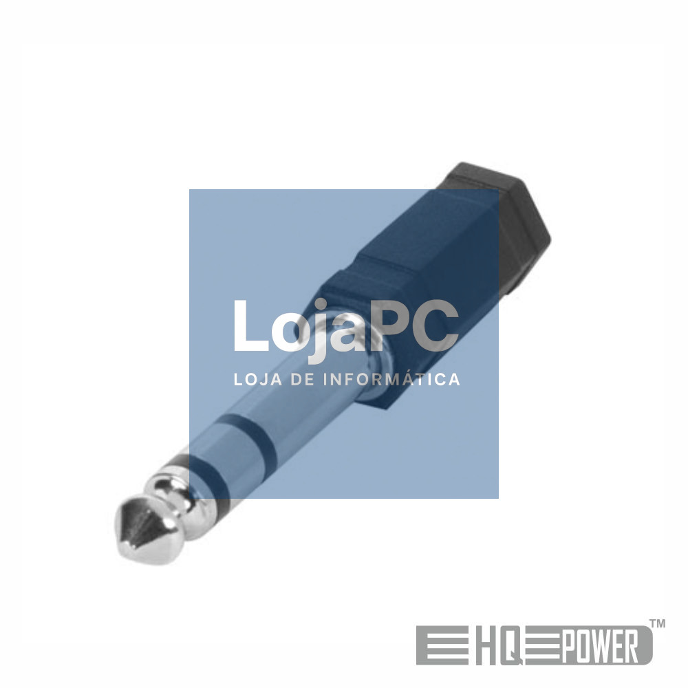 Ficha Adaptadora - Jack 3.5 p/ jack 6.35 HQPOWER