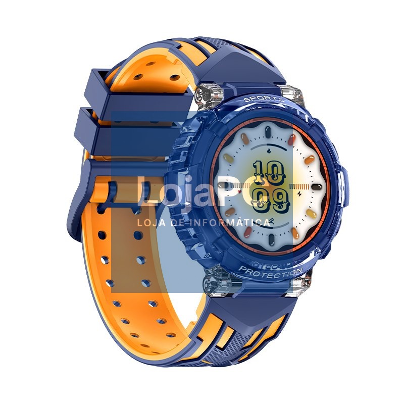 Smartwatch COOL Clever Silicone Blue (Calls, Health, Sport) — imagem 2