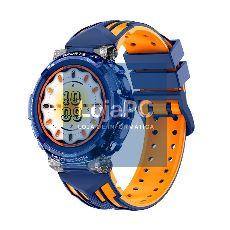Smartwatch COOL Clever Silicone Blue (Calls, Health, Sport)